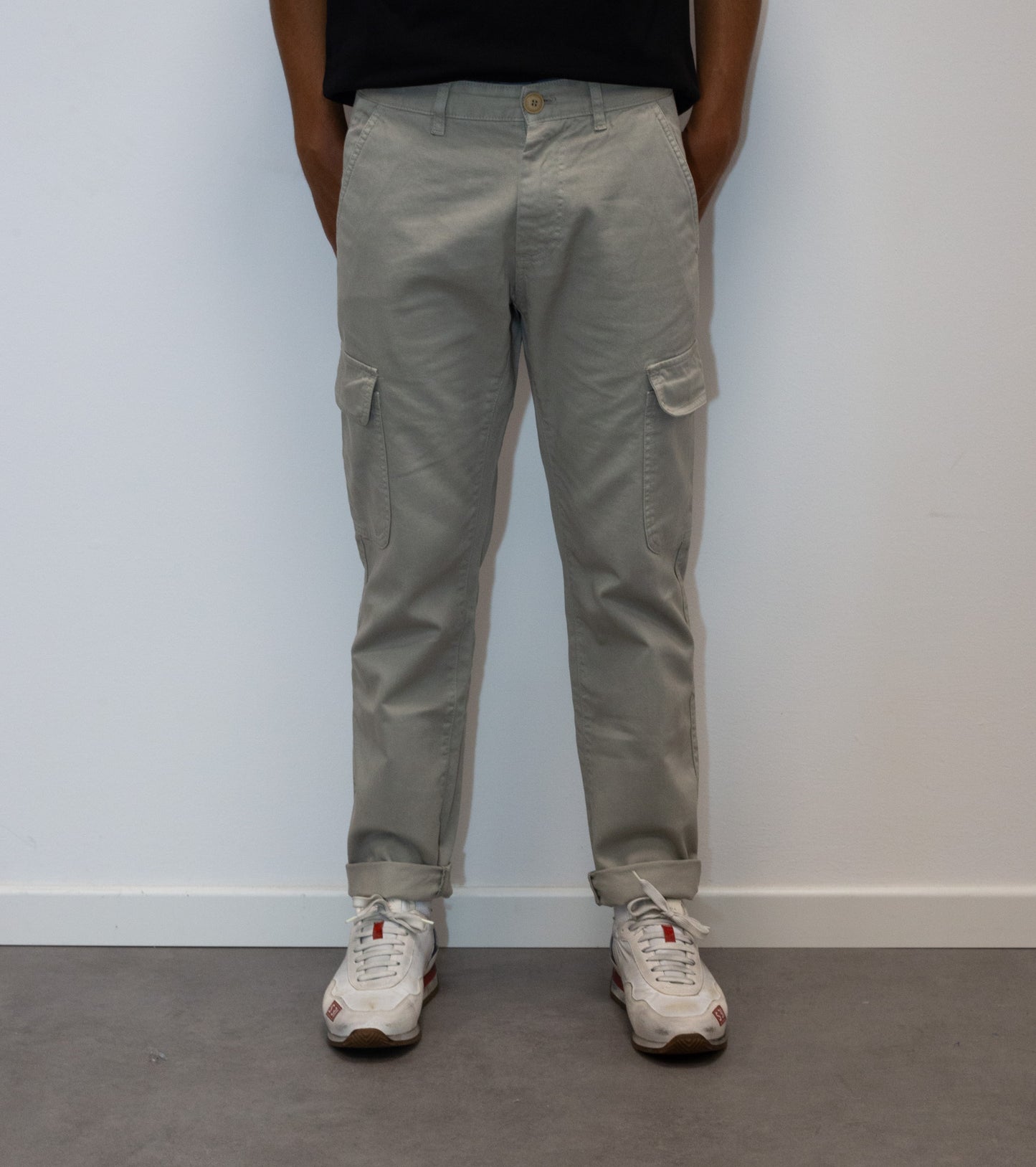 Pantalone Ecru con tasche laterali