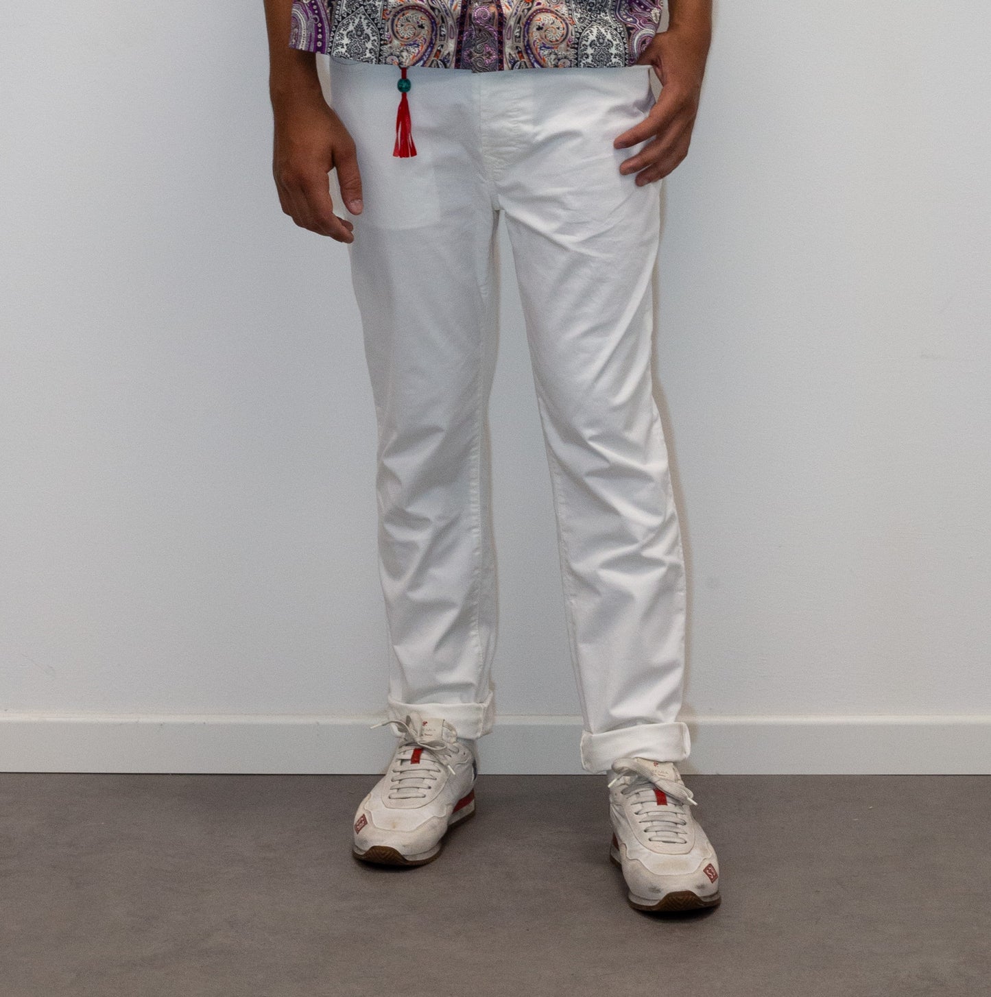 Pantalone bianco regular