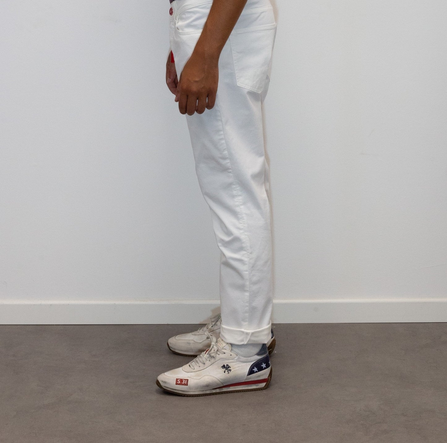 Pantalone bianco regular