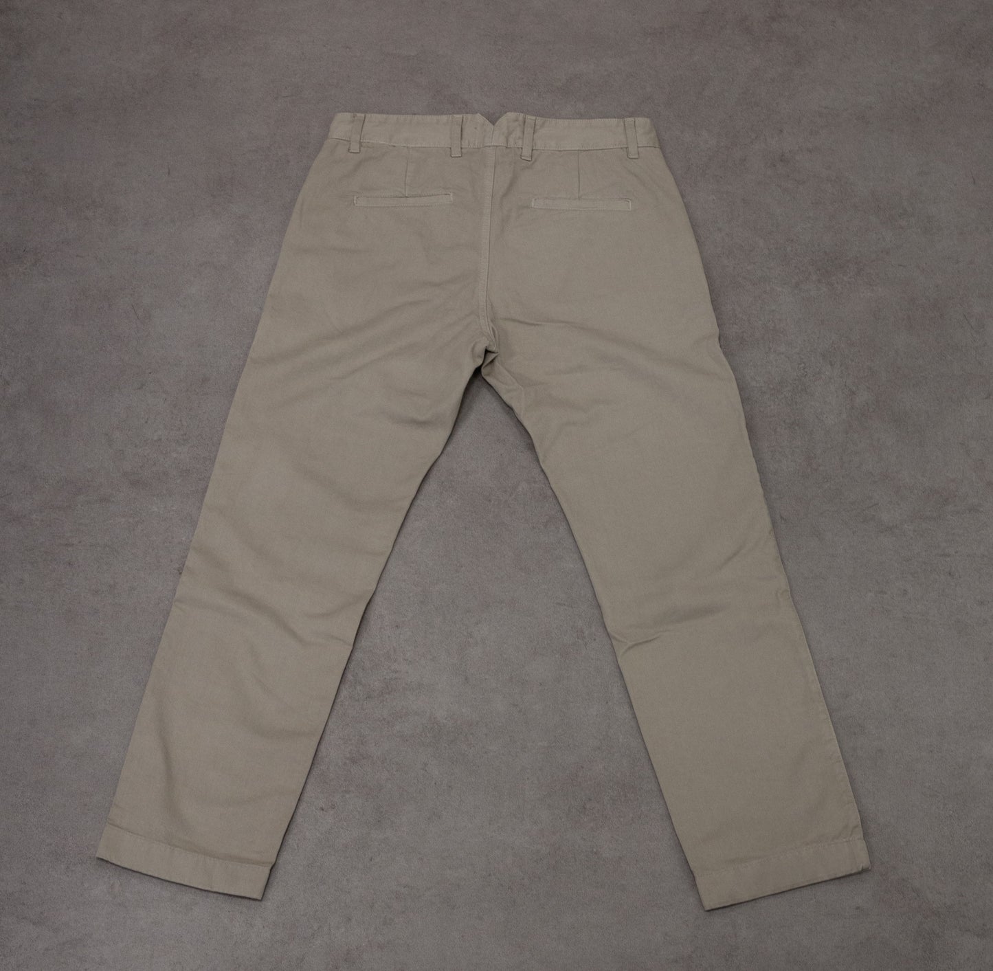 Pantalone beige in cotone stretch